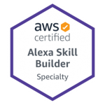 AWS Certified Alexa Skills Builder specialty shield